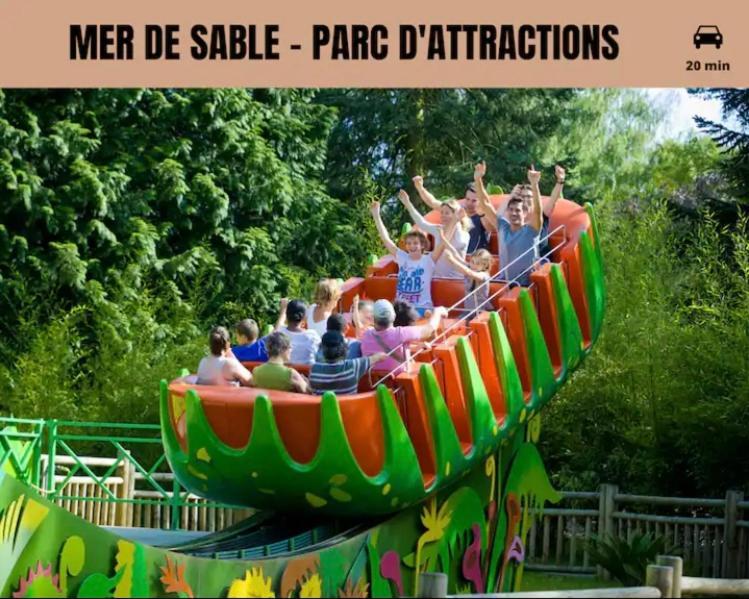 Maison Individuelle Tout Confort Terrasse Exterieur Proche Parc Asterix, Aeroport Roissy Cdg, Paris, Disney, Chateau De Chantilly ラ・シャペル・アン・セルヴァル エクステリア 写真